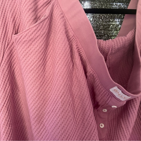 Old Navy 3X Pink Purple Waffle Pajama Pants with Pockets - Picture 4 of 4